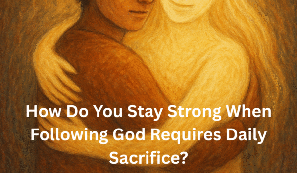 How Do You Stay Strong When Following God Requires Daily Sacrifice?