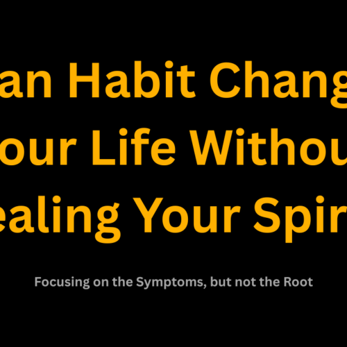Can Habit Change Your Life Without Healing Your Spirit?