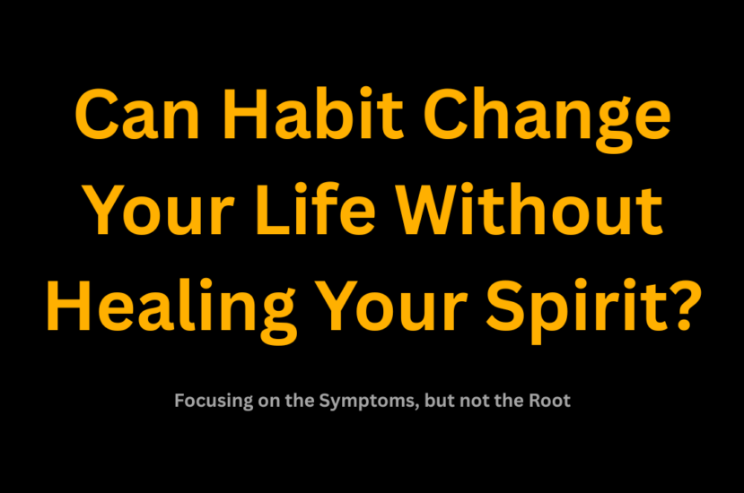 Can Habit Change Your Life Without Healing Your Spirit?